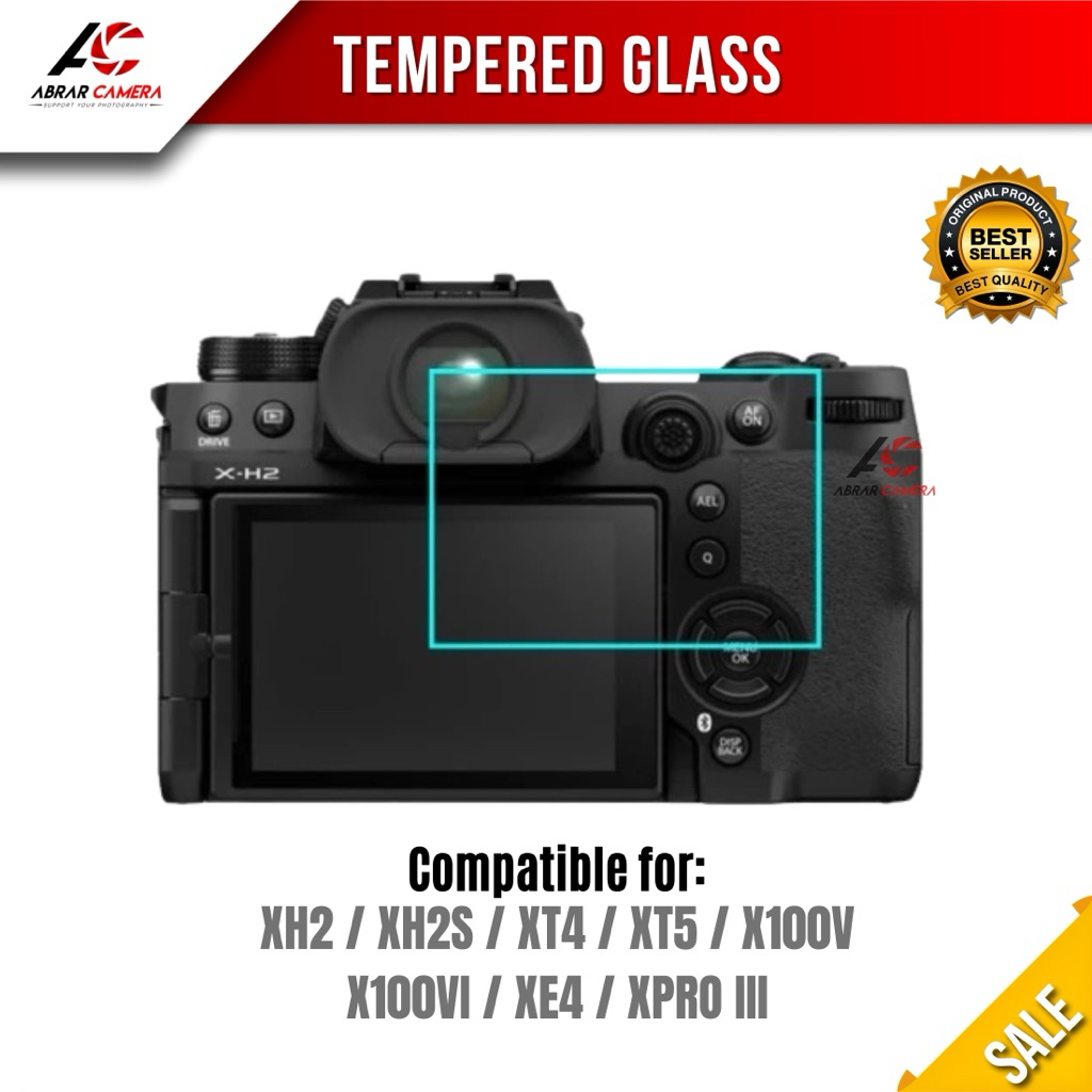 LAYAR Fujifilm XH2 XH2S XT4 XT5 X100V X100VI XE4 XPRO III กระจกนิรภัยหน้าจอกล้อง – ตัวป้องกันหน้าจอ