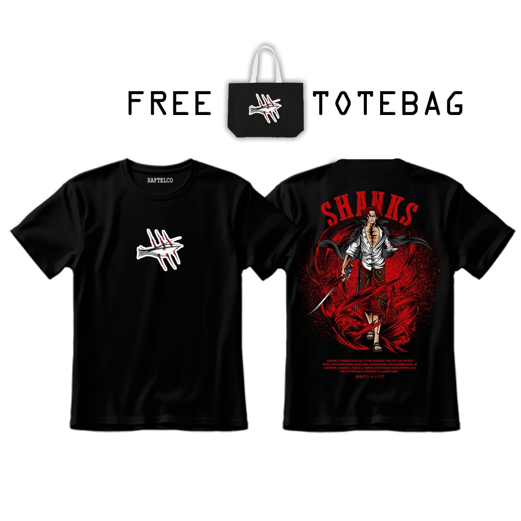 RAFTELCO - เสื้อยืด SHANKS - เสื้อยืด ONE PIECE - เสื้อยืด ONE PIECE - ไม่มี SHANKS AKAGAMI