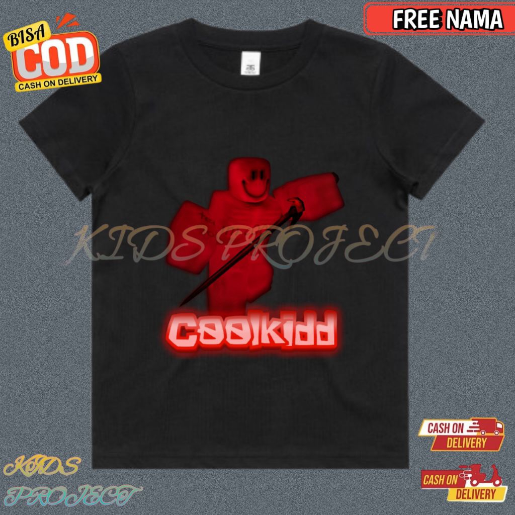 COOLKIDD Forsaken Roblox Character เสื้อยืดเด็ก