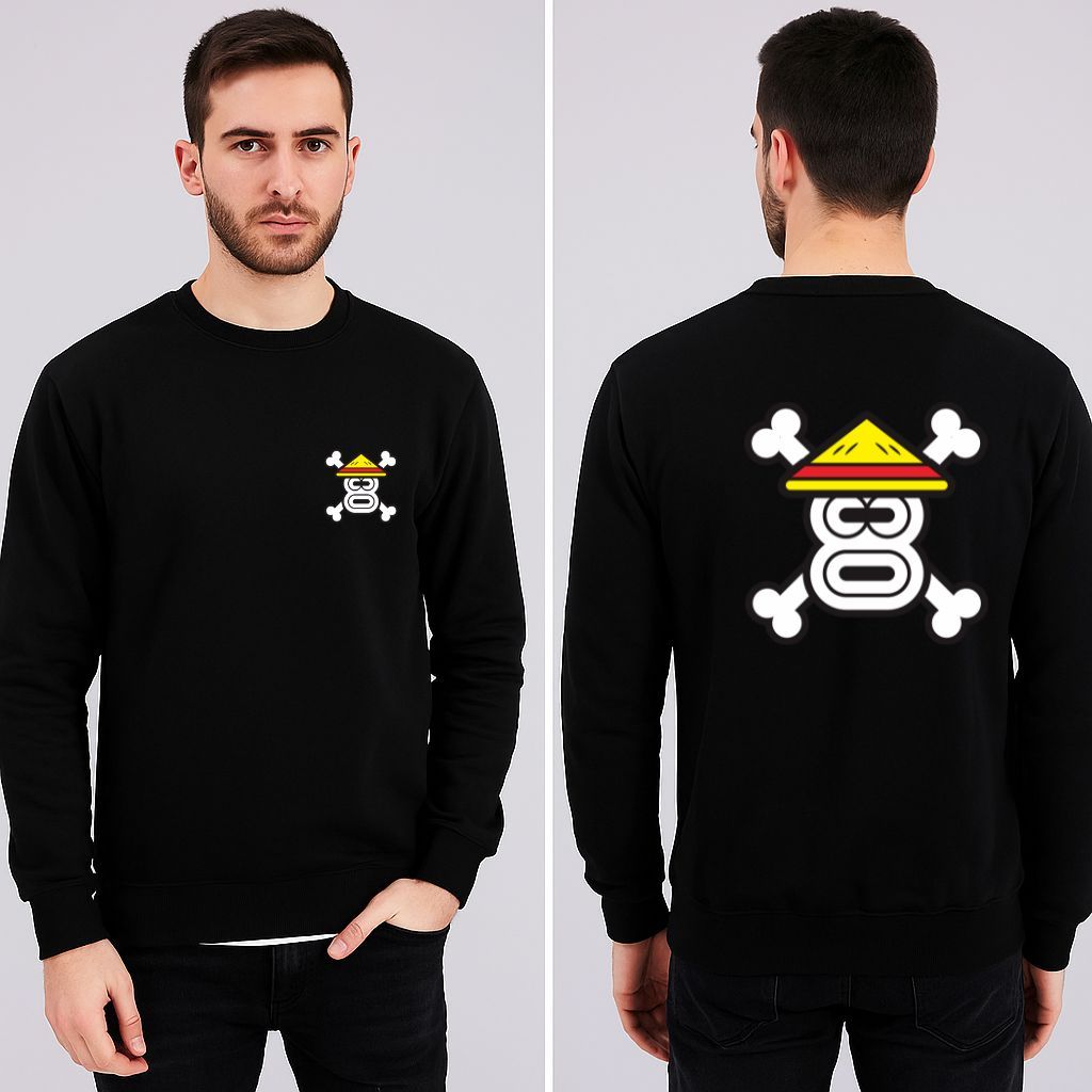 ONE PIECE เสื้อแขนยาวสเวตเตอร์ Unisex 80 Asgard777 M/L, XL, XXL