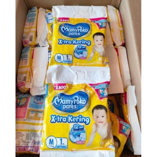 PAMPERS MAMYPOKO PANTS BABY DIAPERS SIZE M CONTENTS 10 แพ็ค