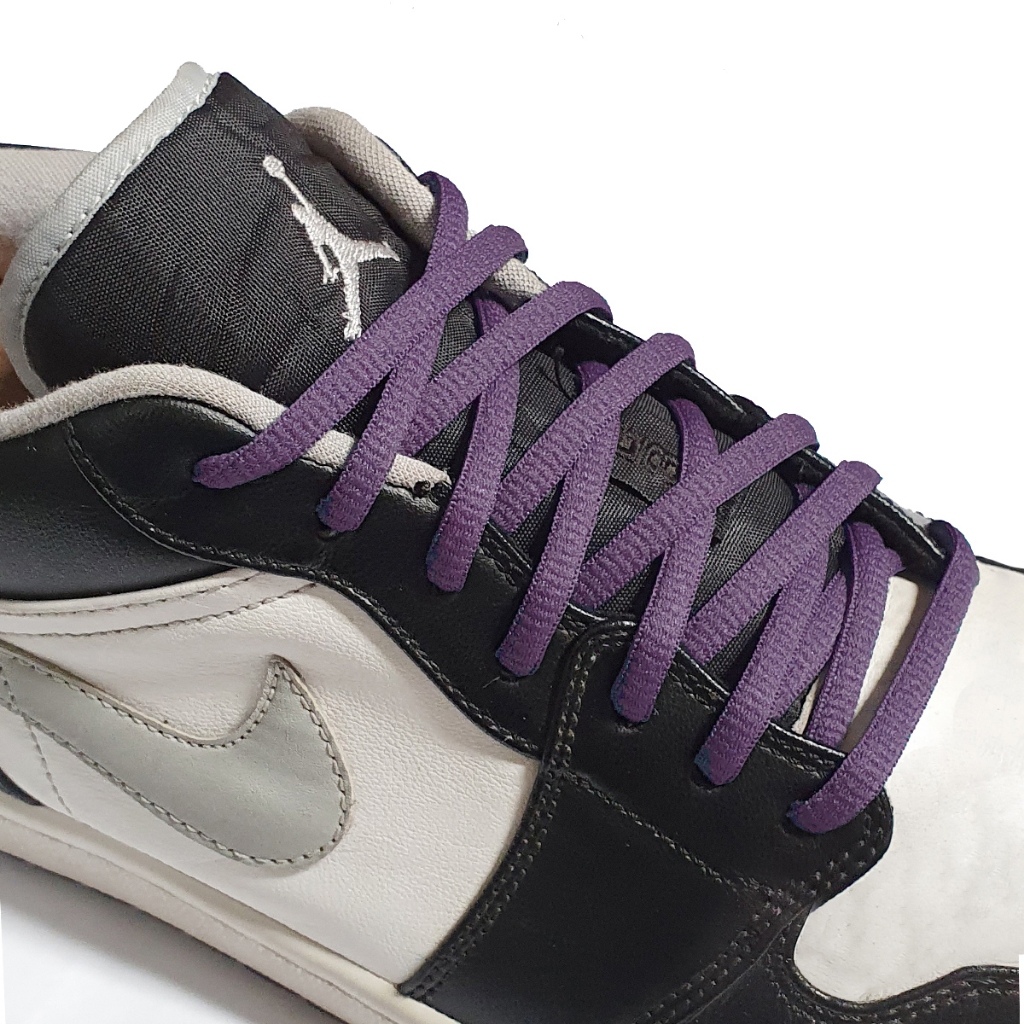 MR Shoelaces OP64 Taro (Talas) เชือกผูกรองเท้าโพลีเอสเตอร์รูปไข่ 5 มม.-สายยาว 80 ซม. 90 ซม. 100 ซม. 120 ซม. 130 ซม. 150 ซม. 180 ซม. 200 ซม.สําหรับกีฬารองเท้าผ้าใบ - เชือกผูกรองเท้าพรีเมี่ยม - รูปที่ 3