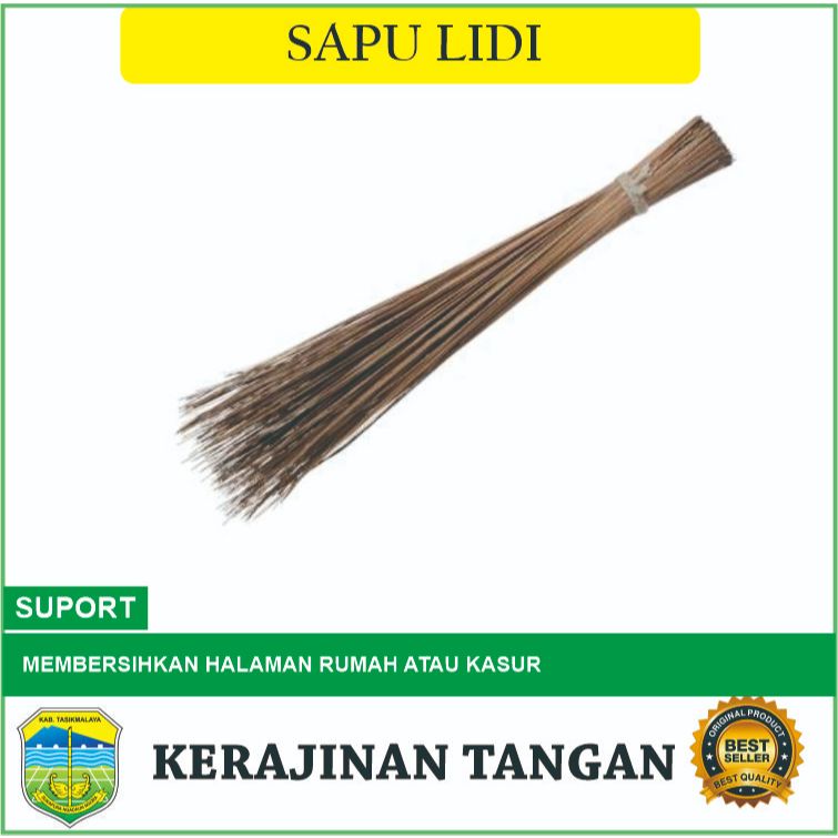LiDi freess ของแท้ COCONUT BROOM - TSIKMALAYA HANDMADE COCONUT STICK BROOM