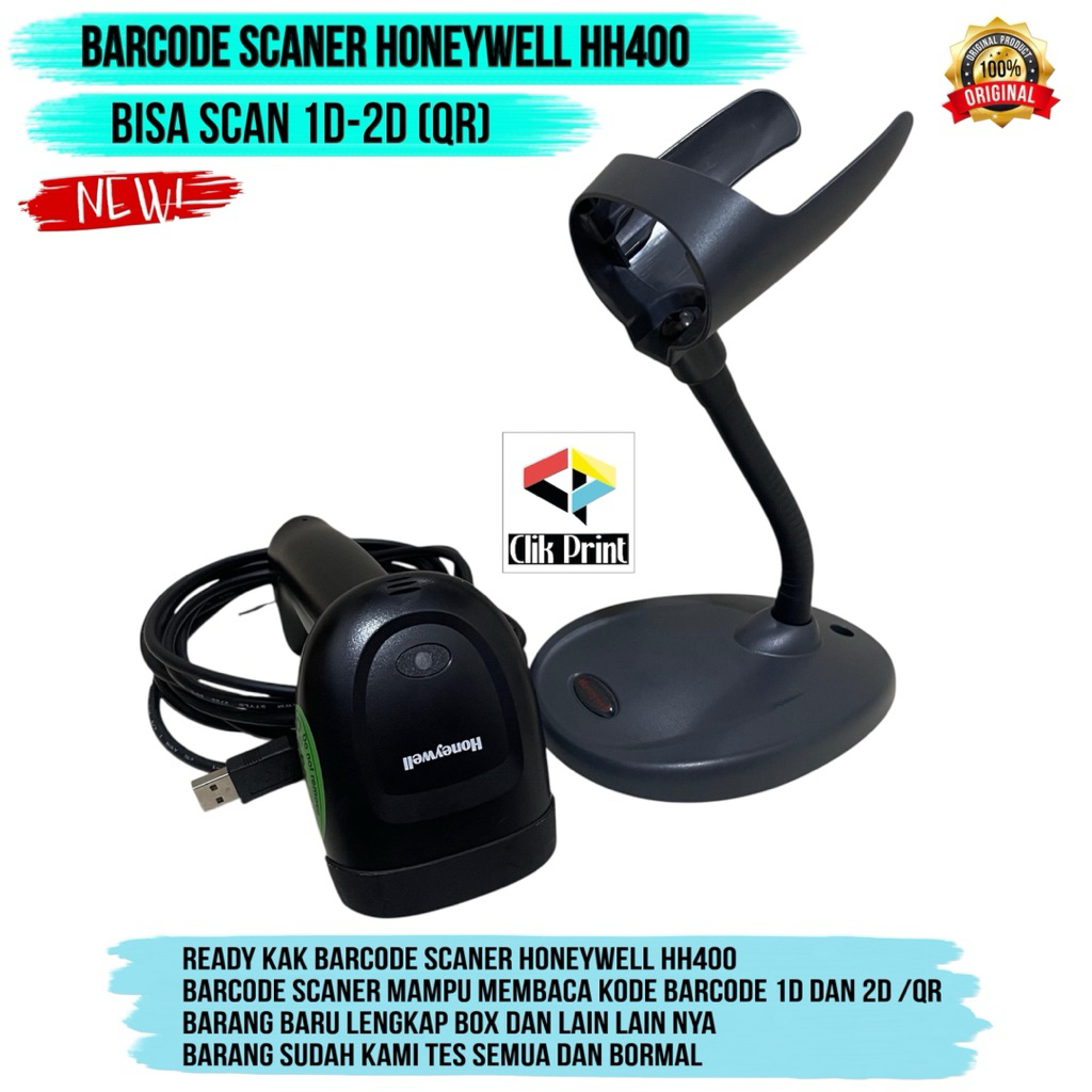 BARCODE SCANNER HONEYWELL HH400