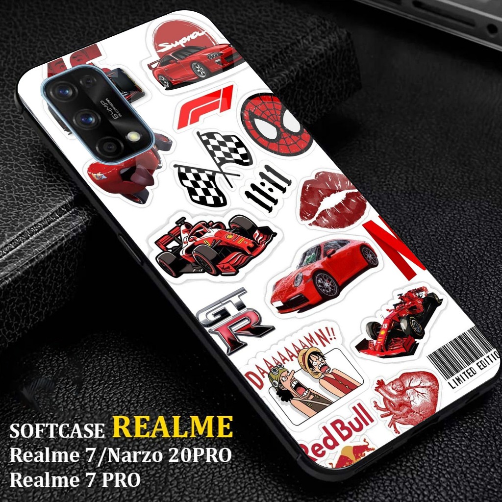 Realme 7 Auto Case Motif [AESTHTIC CAR] เคส Realme 7 ล่าสุด Hp Case Hp Casing Glossy Hardcase 2D Glo