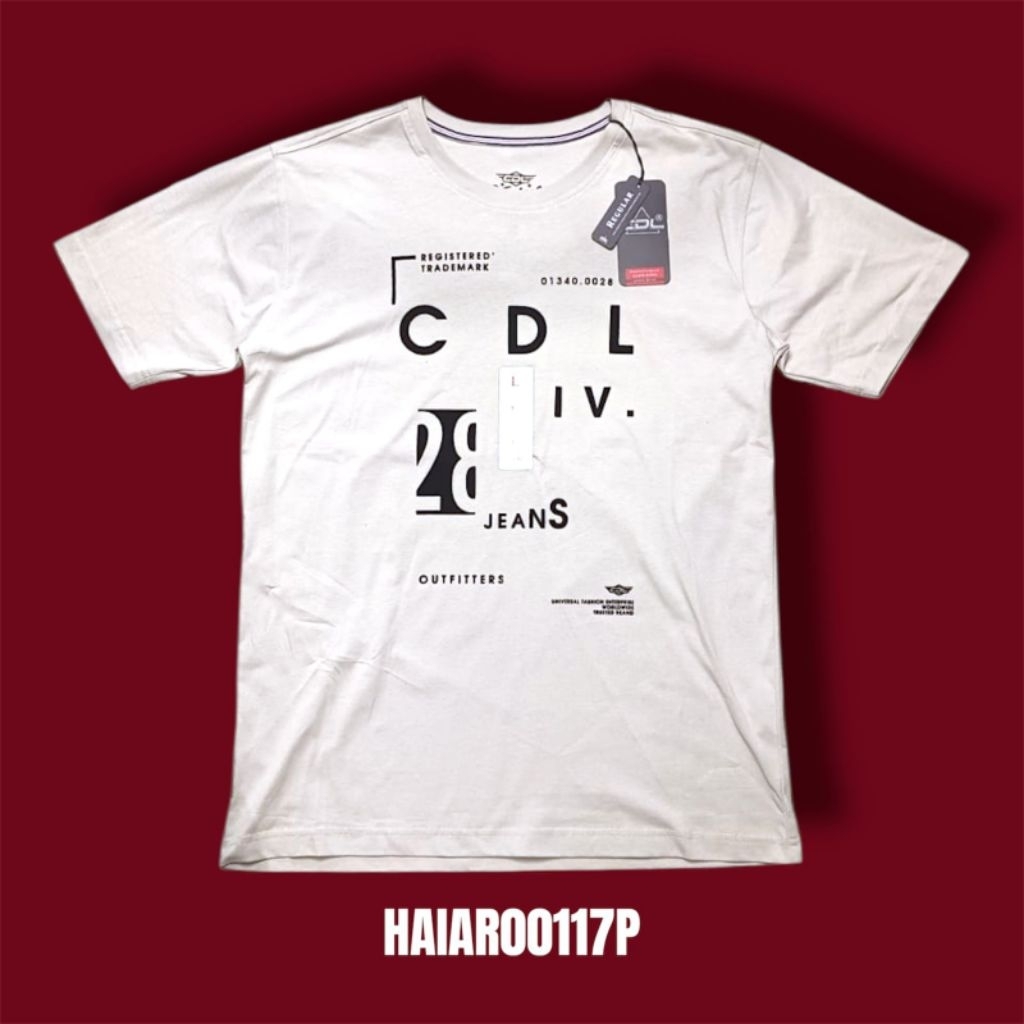 เสื้อยืด CDL COTTON ดั้งเดิม || เสื้อยืด CDL By CARDINAL ต้นฉบับ || CDL 006