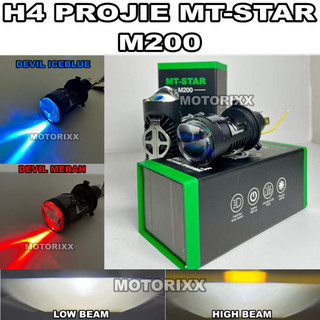 MT-STAR - H4 M200 BILED PROJECTOR Cahaya Terang Berkualitas Tinggi Bisa Untuk Mobil/Motor Car