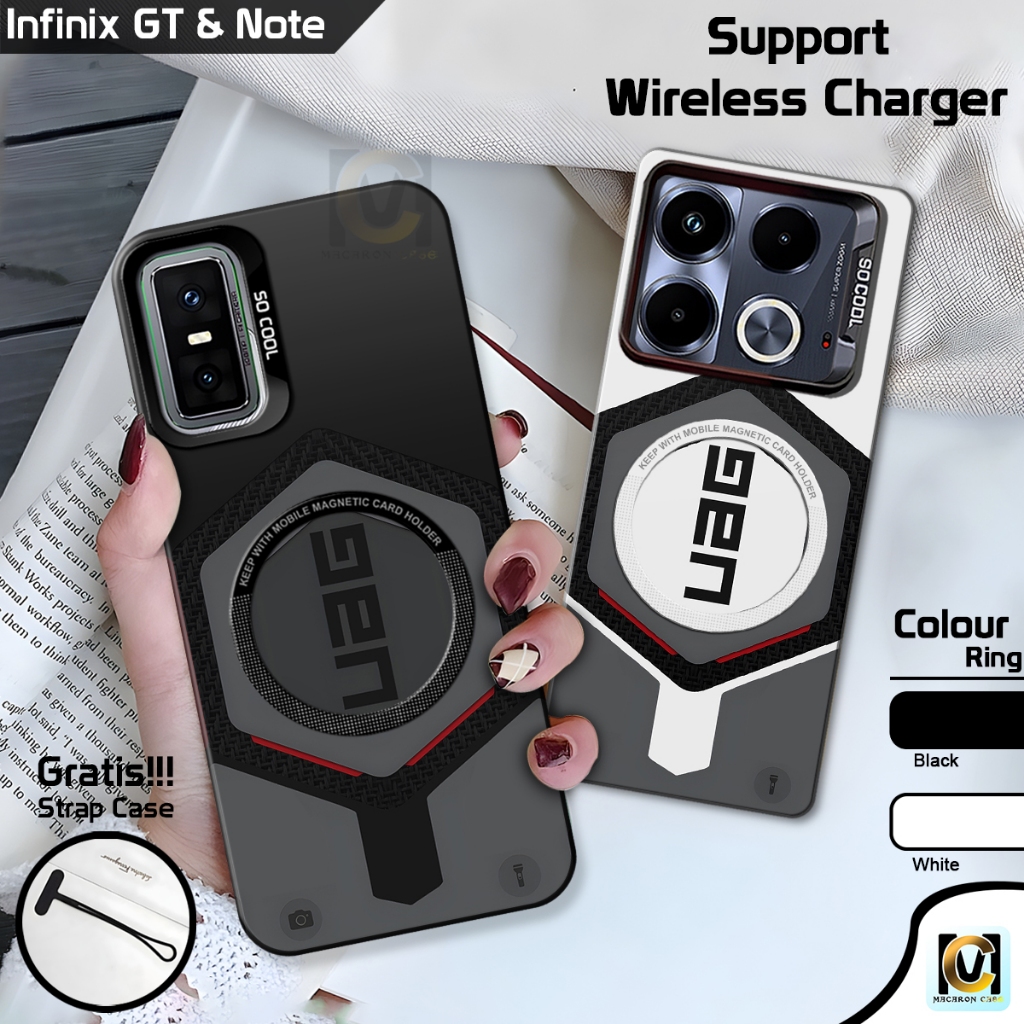 So Cool Infinix GT 30 Pro Case 2025 รองรับเครื่องชาร์จไร้สาย Uag Motif | SoftCase HP Infinix GT 30 &