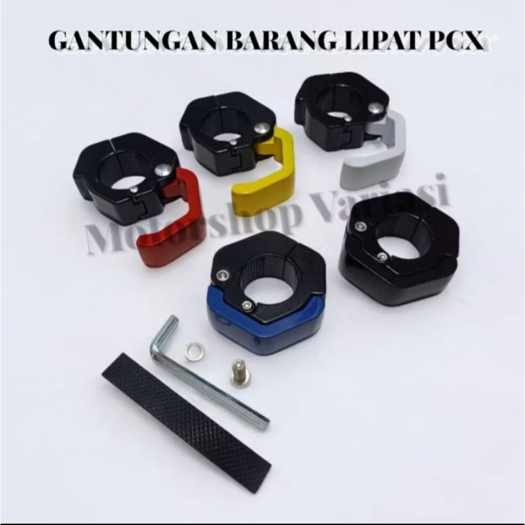 GANTUNGAN PCX - BEAT STREAT MOTORCYCLE GOODS HANGERS, HANDLEBAR CLAMP HANGERS, ETC.