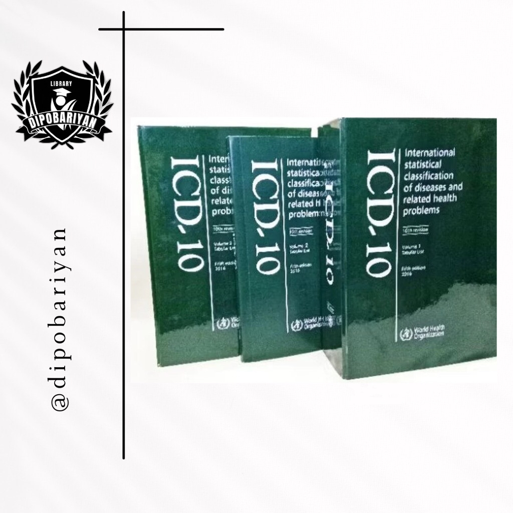 ICD 10 2016 1 ชุดสมบูรณ์ เล่ม 123 || ฝาครอบแข็ง