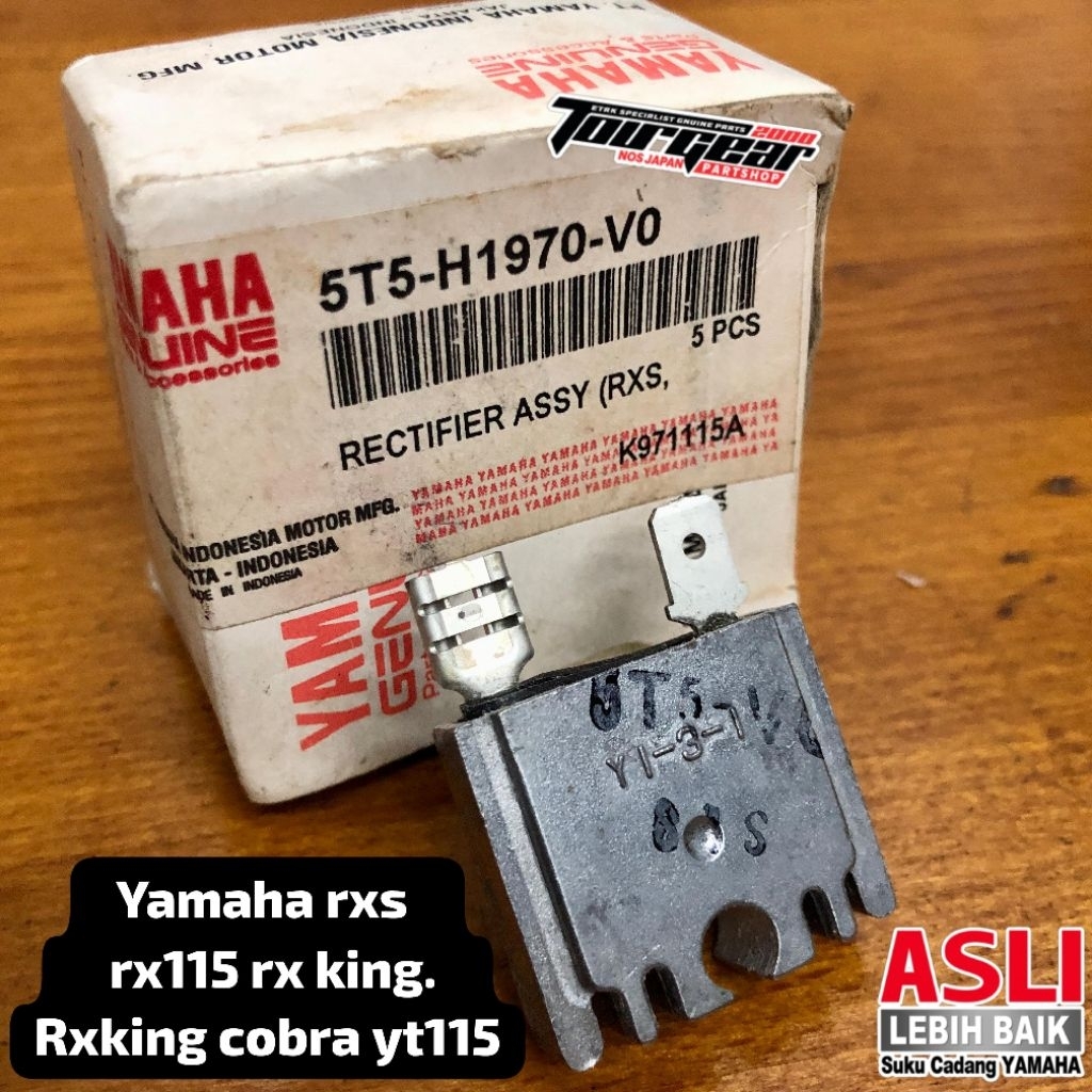 KIPROK รีเซ็ต 6VOLT 5T5 YAMAHA RX KING COBRA RXS RX100 L2 L2G RS L2 SUPER RS100 YT115 ORIGINAL 5T5-H