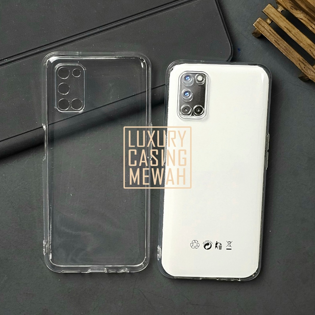 Premium Clear Case Bening 2.0mm Softcase โปร่งใสสําหรับ Oppo A52 Oppo A92 Oppo A53 2020 Oppo A33 202