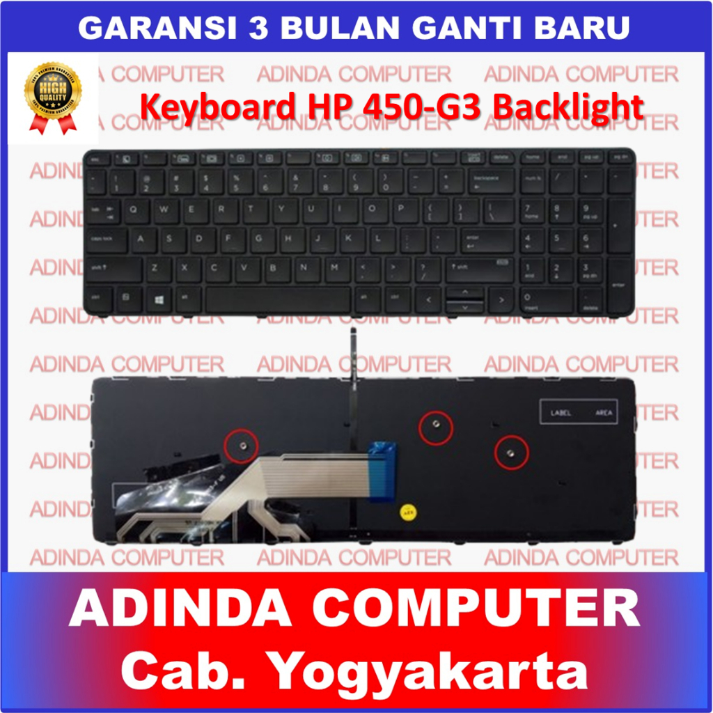 คีย์บอร์ด HP Probook 450-G3 450 G3 450-G4 450 G4 455-G3 455 G3 Zbook 15 470-G3 470 G3