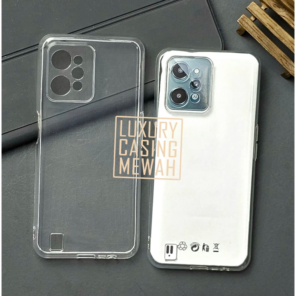 Premium Clear Case Bening 2.0mm Softcase โปร่งใสสําหรับ Realme C31 Realme C33 Realme C35 Realme Narz