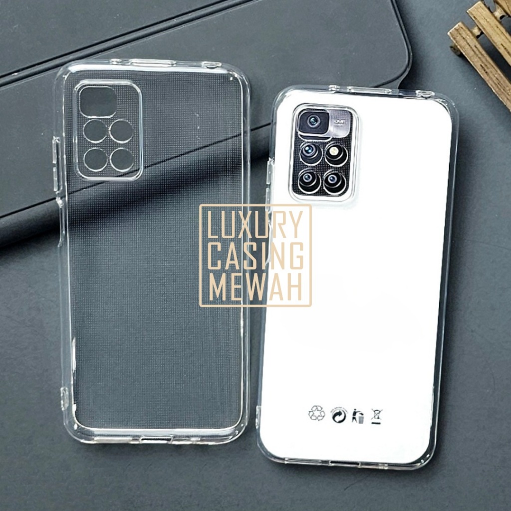 Premium Clear Case Bening 2.0mm Softcase โปร่งใสสําหรับ Redmi 10 4G Redmi 10 5G Redmi 10A Redmi 10C 