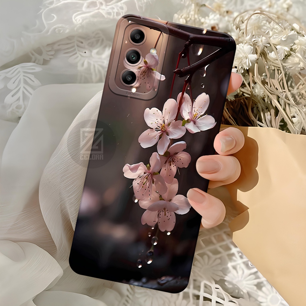 เคส HP Samsung Galaxy A04S Softcase - เคสซิลิโคนกล้อง Pro - เคส Samsung Galaxy A04S - เคสลายดอกไม้ -