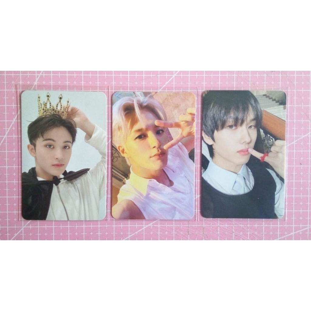 Photocard อย่างเป็นทางการ NCT Dream, Mark fanmeet, Jeno ISTJ, Jisung DREAMSCAPE
