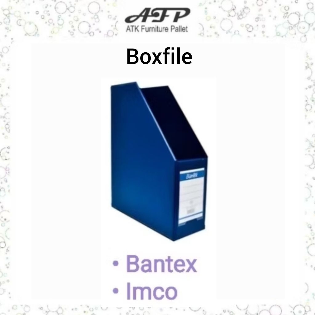 แฟ้มนิตยสาร Bantex Imco แฟ้มกล่องสีน้ําเงิน