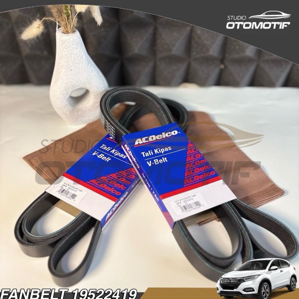 Fanbelt ไดชาร์จ AC Power Steering HRV 1800cc 1.8 GEN2 RU 2014-2021 ACDELCO 2419 พัดลมเข็มขัด Vbelt ร