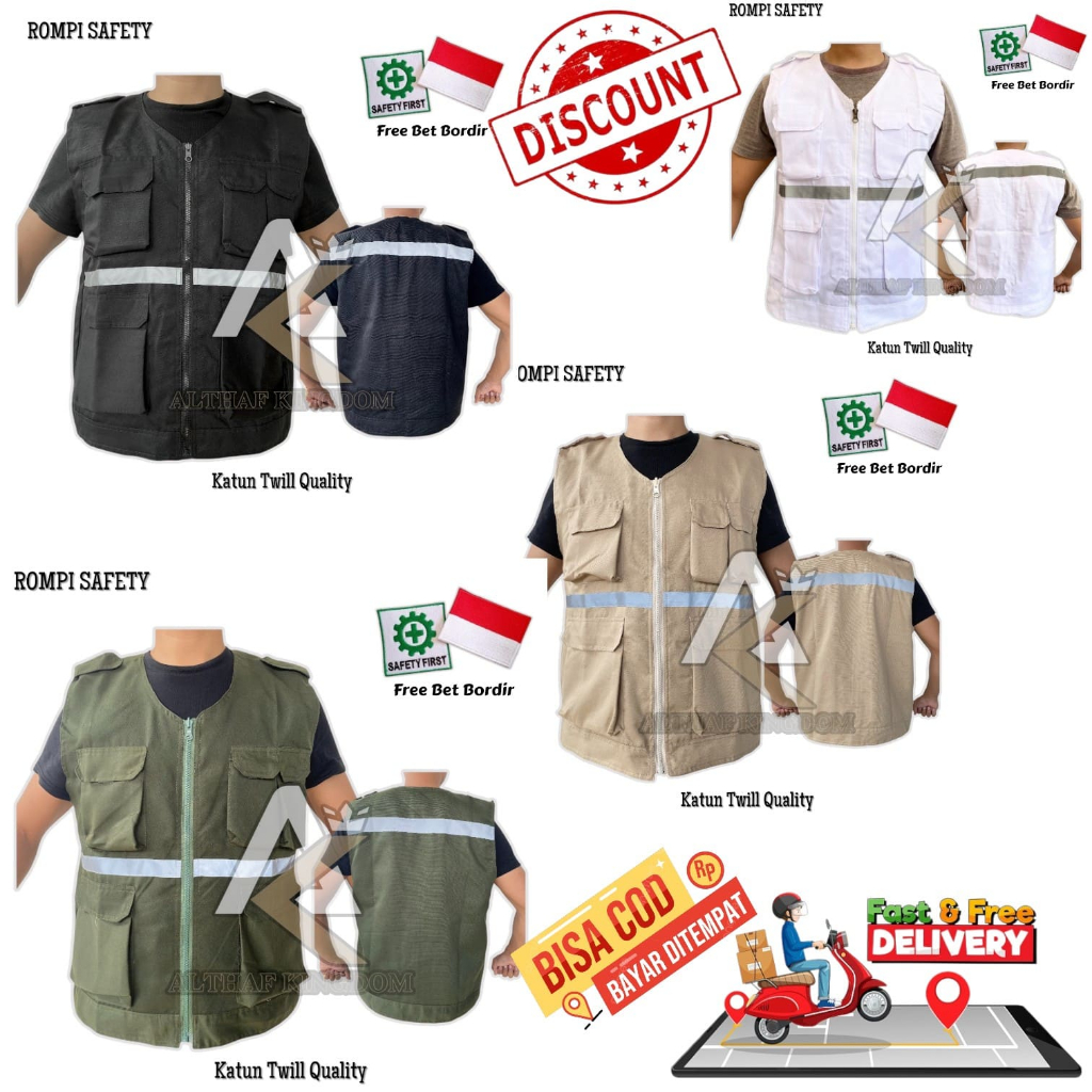ALTHAF VEST JACKET - VEST - CAESAR VEST - FIELD VEST - REST SAFETY