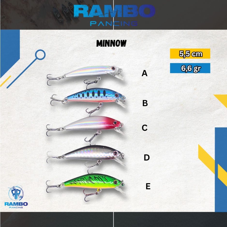 RAMBO LURE MINNOW ULTRA LIGHT 5.5CM | 6.6 GR (MI 501)