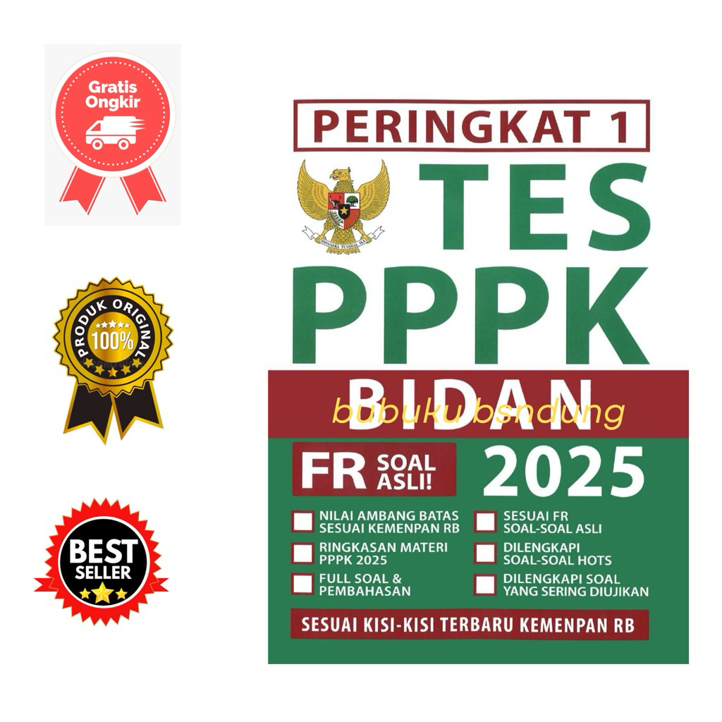 Rank 1 เล่ม PPPK Midwife Test 2025