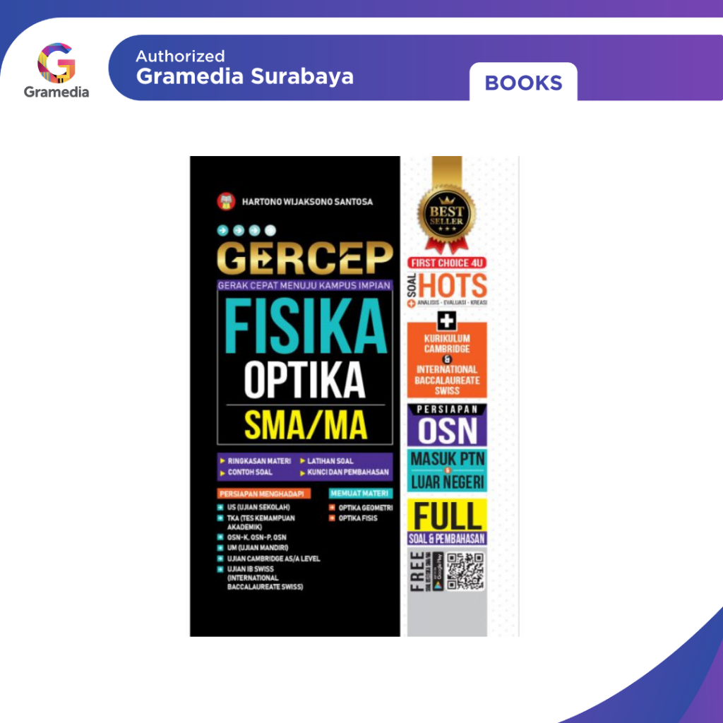 Gramedia Surabaya - SMA/MA PHYSICS GERCEP BOOK