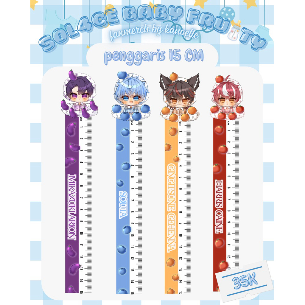 [FANMERCH] SOL4CE BABY FRUITY RULER