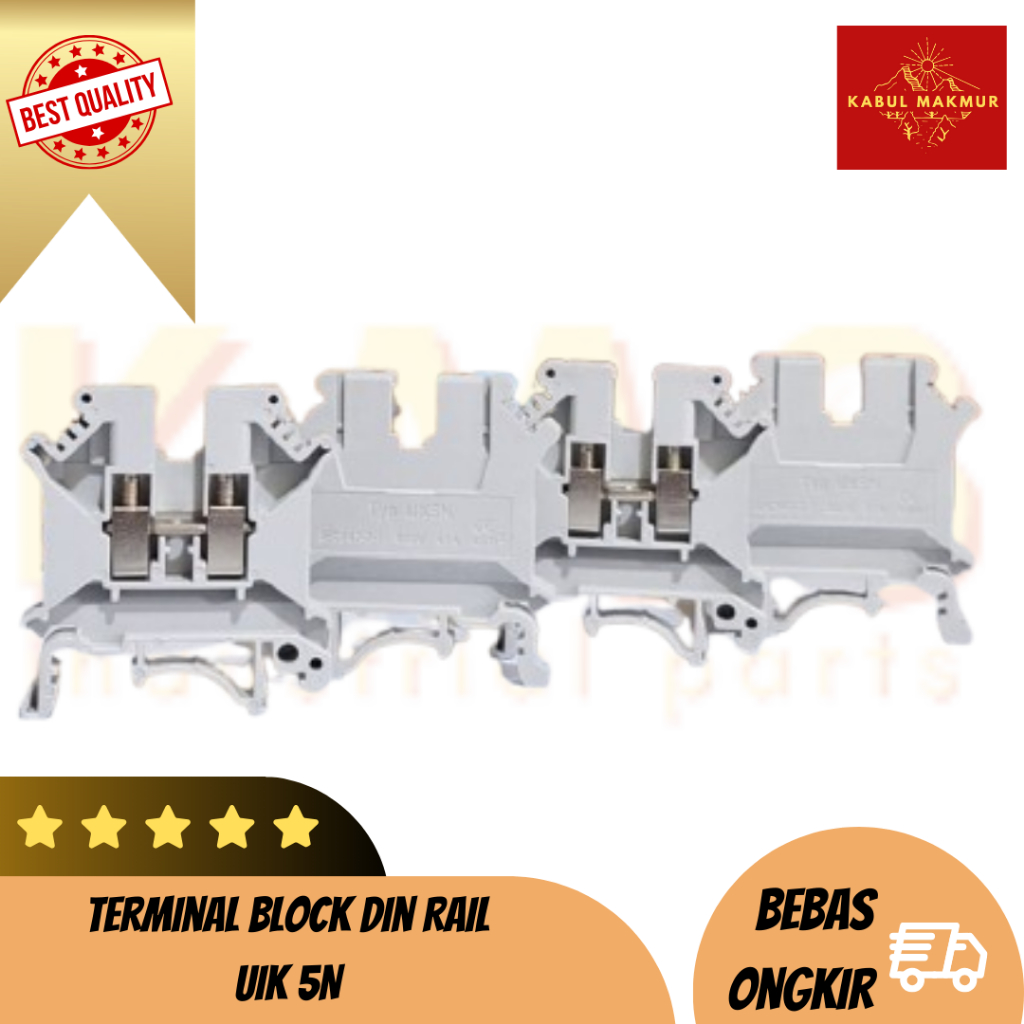 UK-5N / Terminal Block Din Rail UK5N 800V 41A