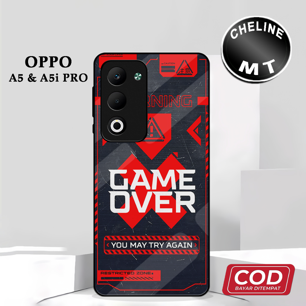 ( DD 29 ) เคส Sofcase Glossy สําหรับ Oppo A5 l oppo A5i PRO l Anime Motif l บทคัดย่อ l น่ารัก l Kesi