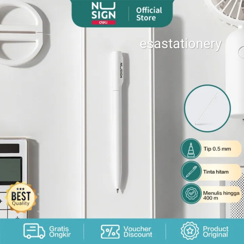 ปากกาเจล Deli Nusign NS552