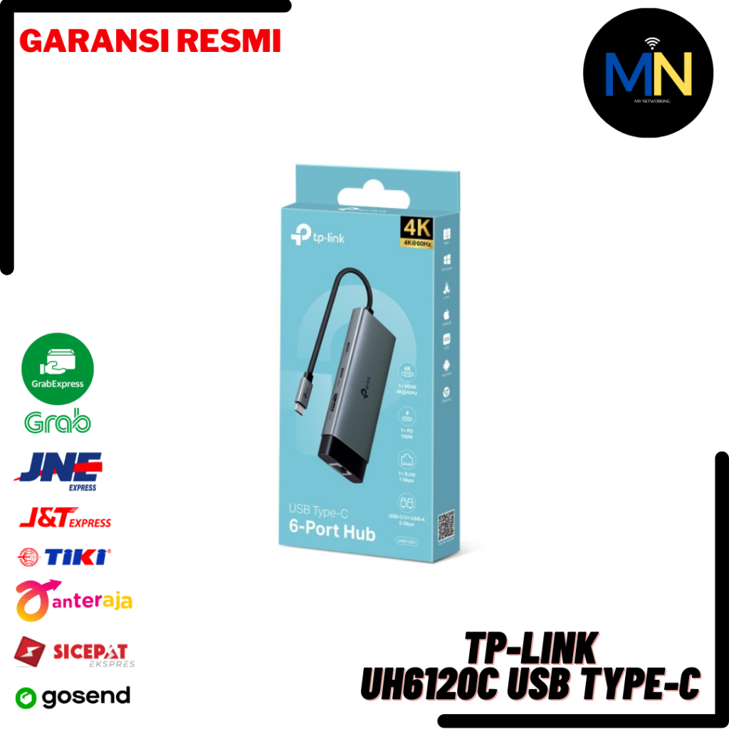 Tp-Link UH6120C USB Type-C 6-Port Hub คอมพิวเตอร์