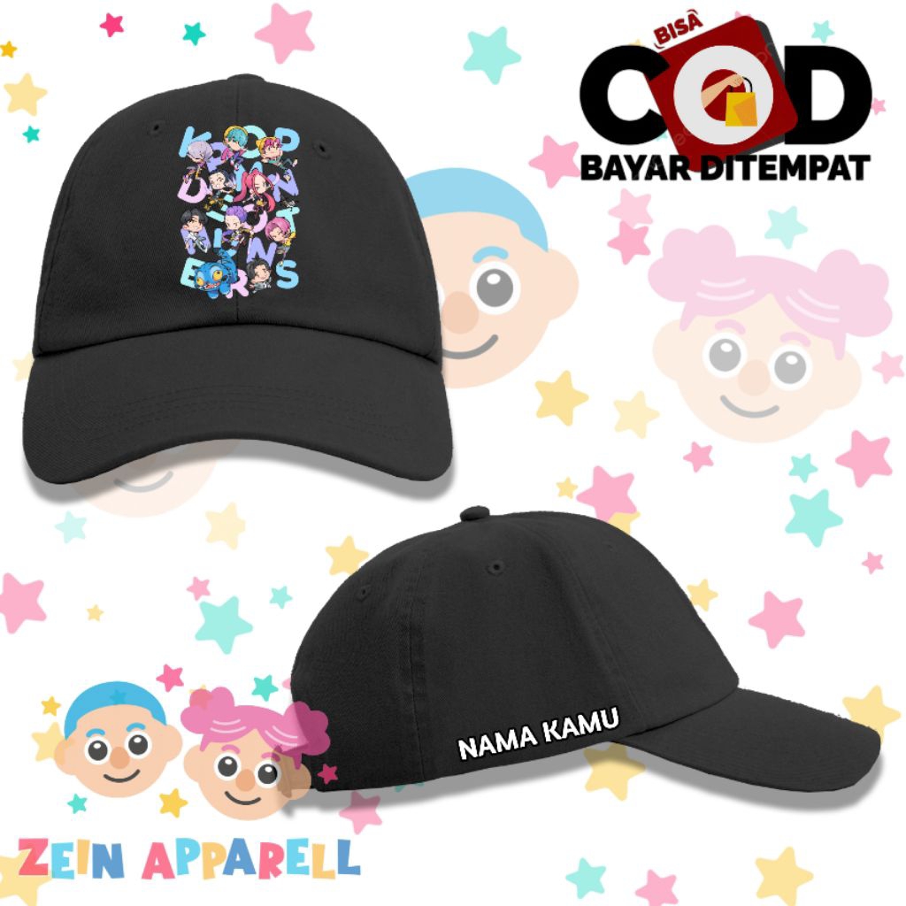 Demon Hunter Kpop เด็กเบสบอลหมวก - Demon Hunter Kpop อุปกรณ์เสริมสําหรับเด็ก - Demon Hunter Kpop เด็