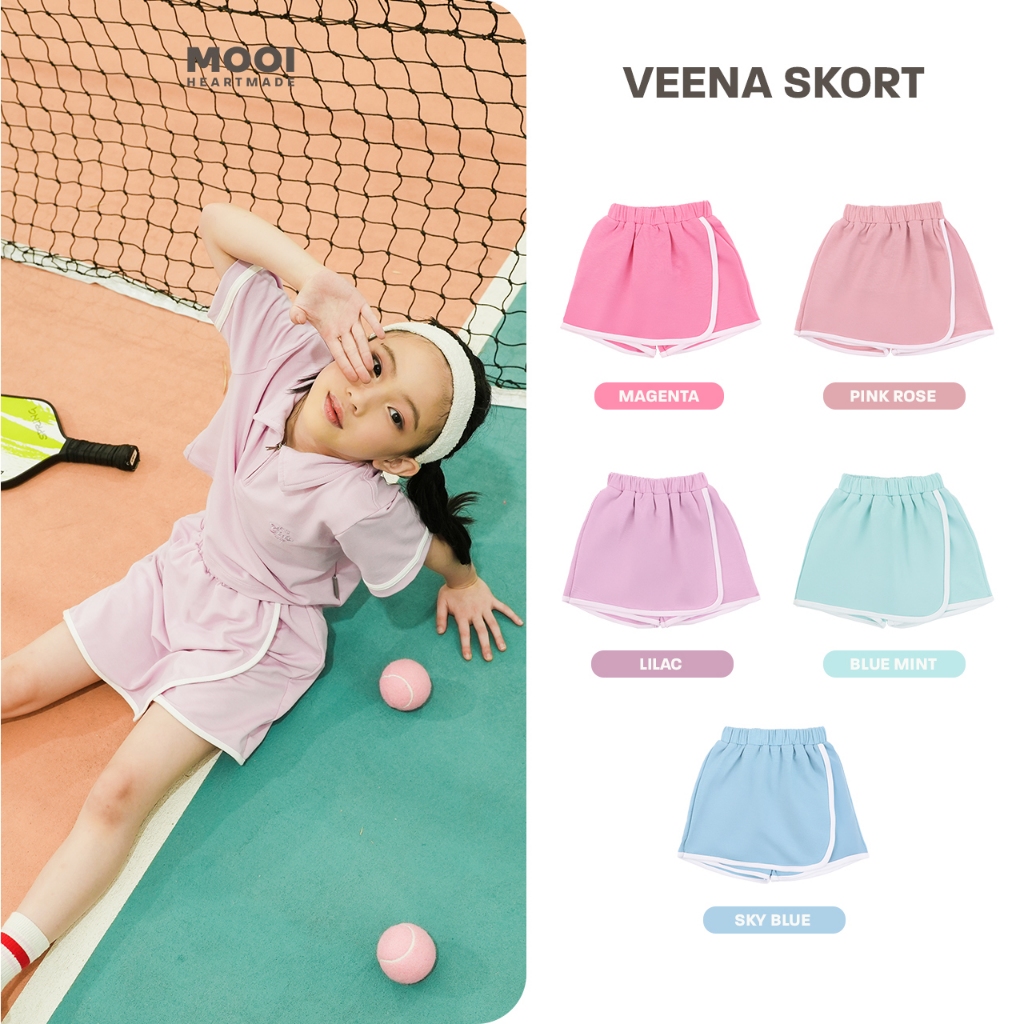Mooi กระโปรงกางเกง Skort สาว Veena Skort