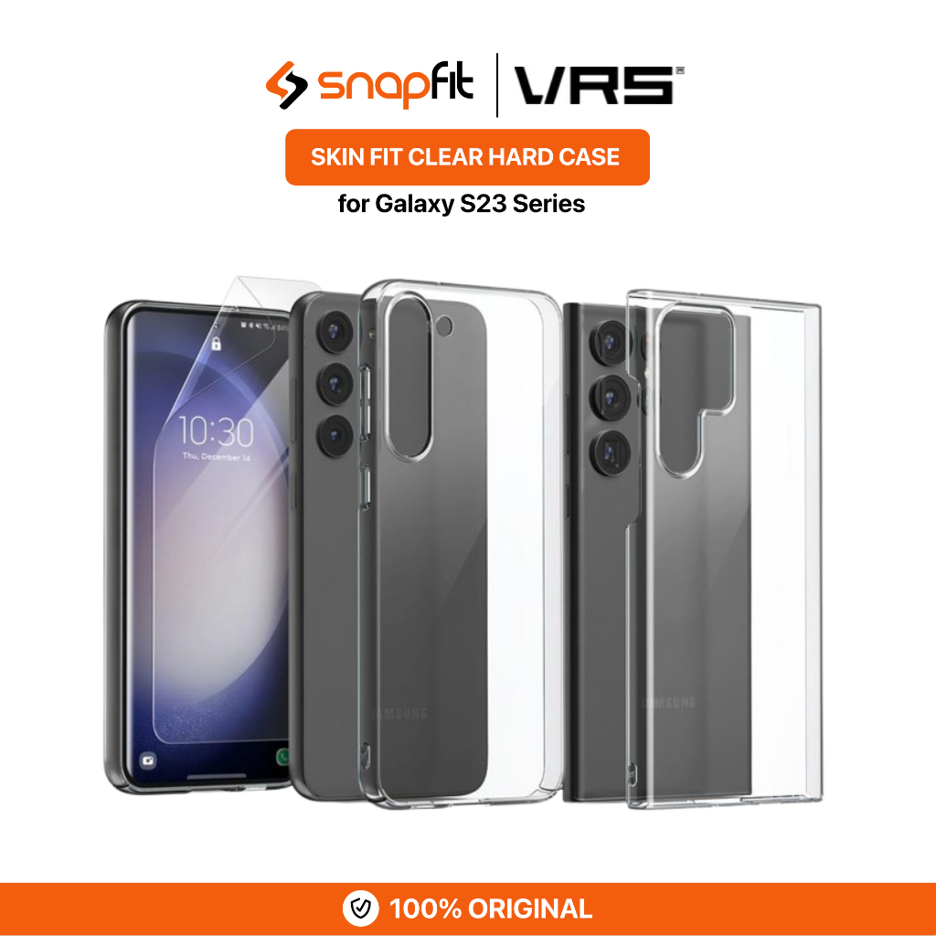 VRS Case Samsung S23 Ultra Plus VRS DESIGN Skin Fit Clear Hard Case Protective Casing Cover
