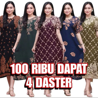 Daster standar terbaru 100 ribu dapat 4 pcs daster kekinian terbaru rayon premium busui kancing depan bumil resleting big sale