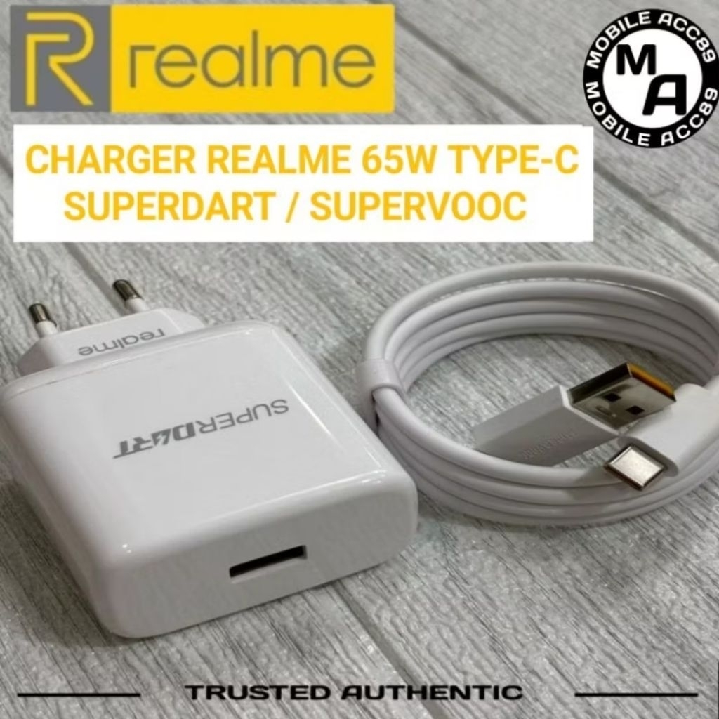 REALME 65W SUPERDART FASH CHARGING SUPERVOOC FLASH CHARGING 65 วัตต์ CHARGER