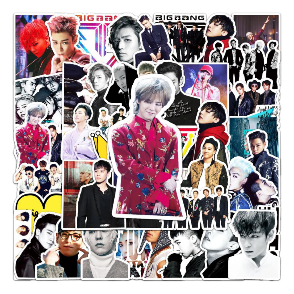 [50 ชิ้น] สติ๊กเกอร์ DECO | สติ๊กเกอร์ DIY | AESTTHETIC JOURNAL [DS-240] BIGBANG สติ๊กเกอร์ไอดอลเกาห