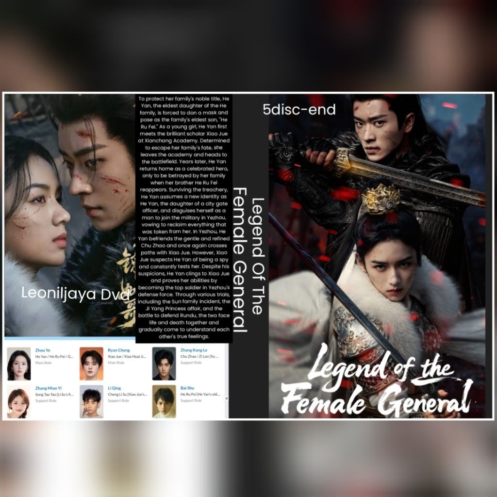 LEGEND OF THE FEMALE GENERAL Silat Series Cassette [2025] 5disk-end