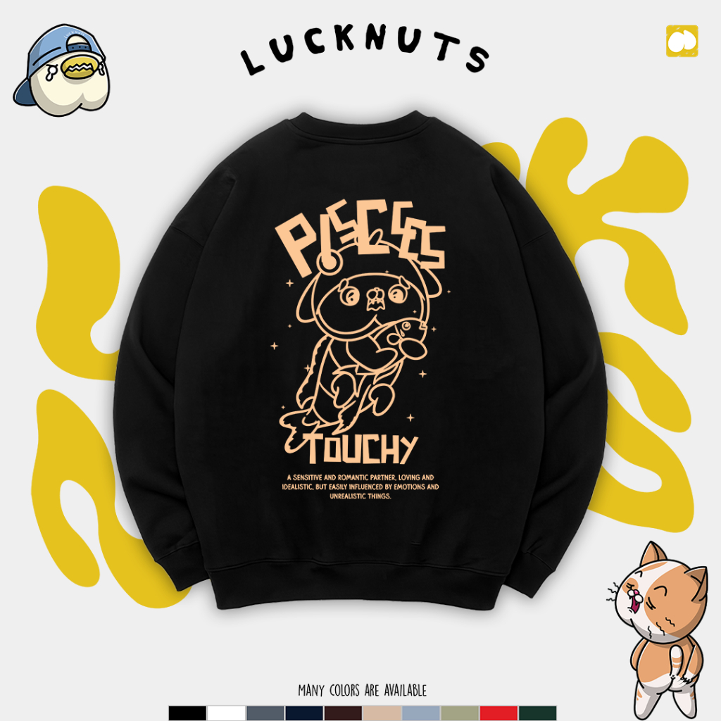 Lucknuts Crewneck PISCES ZODIAC