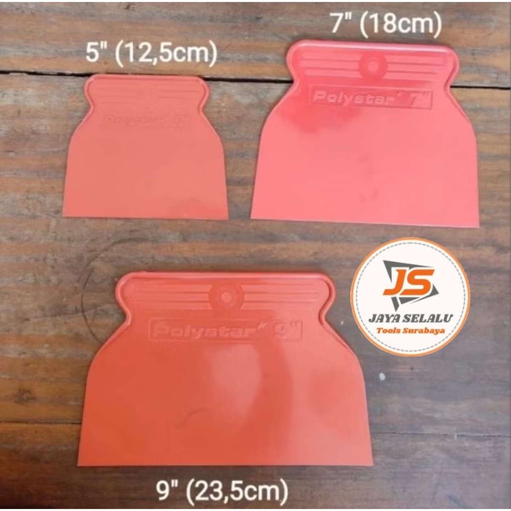 7" PVC Putty Scraper - Plastic Putty Scraper (1 ชิ้น)