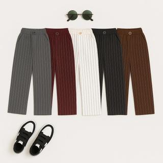 100K 3 PCS Celana Panjang Anak Stripe 1-8 Tahun Unisex Regular Long Pants Katun Semi Wool