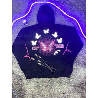 THEWANTER HOODIE ZIP BOXY FUP FOAMING +REFLEKTIF NYALA FLEEC UNISEX