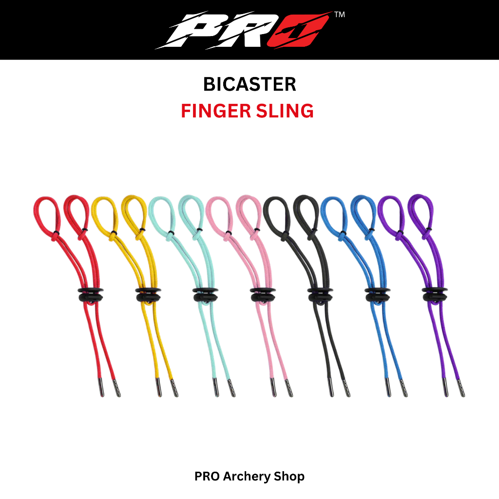 BICASTER FINGER SLING ARCHERY / BOW FINGER ROPE / อุปกรณ์ ARCHERY EQUIP ดั้งเดิม
