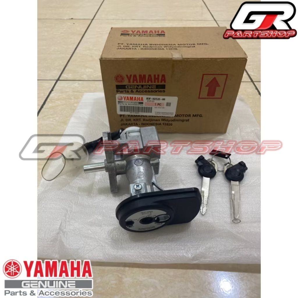 IGNITION KEY SET ASSY B3F LEXI LEXY ORIGINAL YGP ORIGINAL YAMAHA MAIN SWITCH SUB ASSY KEY B3F-H252E-
