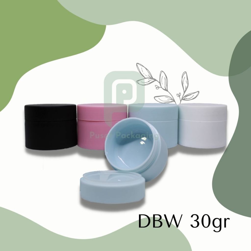 Cream Pot Jar 30gr DBW Cosmetic Packaging Skincare Cream Scrub 30gr