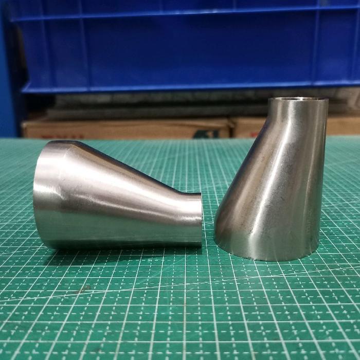 ลด Eccentric Sanitary Stainless 316L 2 x 1 นิ้ว ลดไฟฟ้า 2x1 | มินโอเอ็กซ์