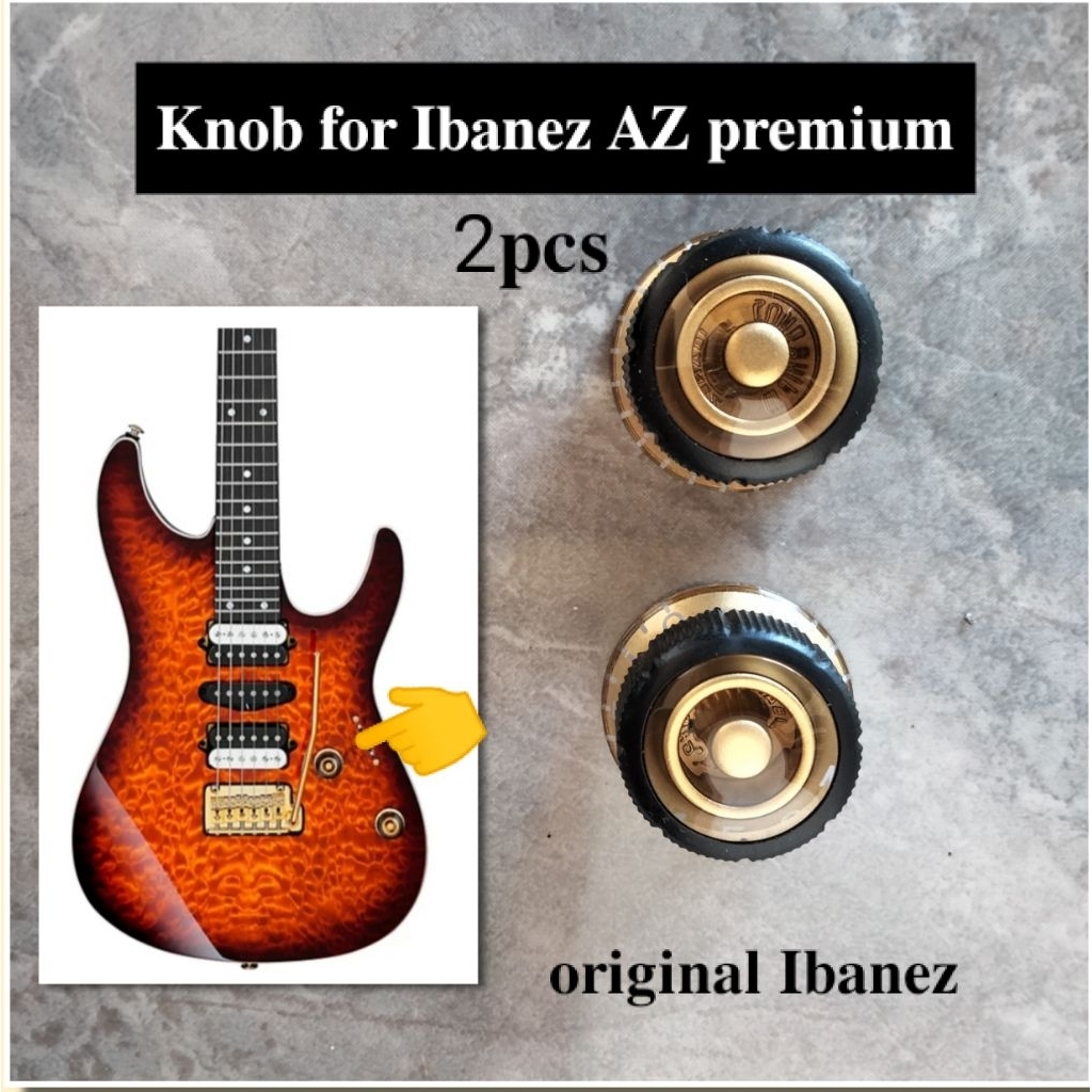 ลูกบิด ibanez Az พรีเมี่ยม AZ47P1QM ดั้งเดิม 2 ชิ้น