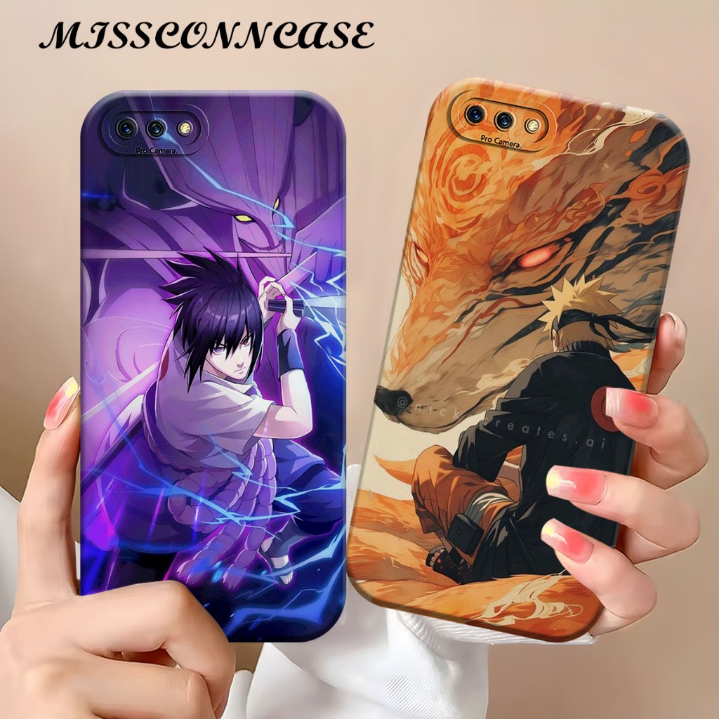 Softcase สําหรับ Oppo A3S - Realme C1 - Oppo A1K - Realme C2 Narutoo Anime Motif - เคสอินเทรนด์