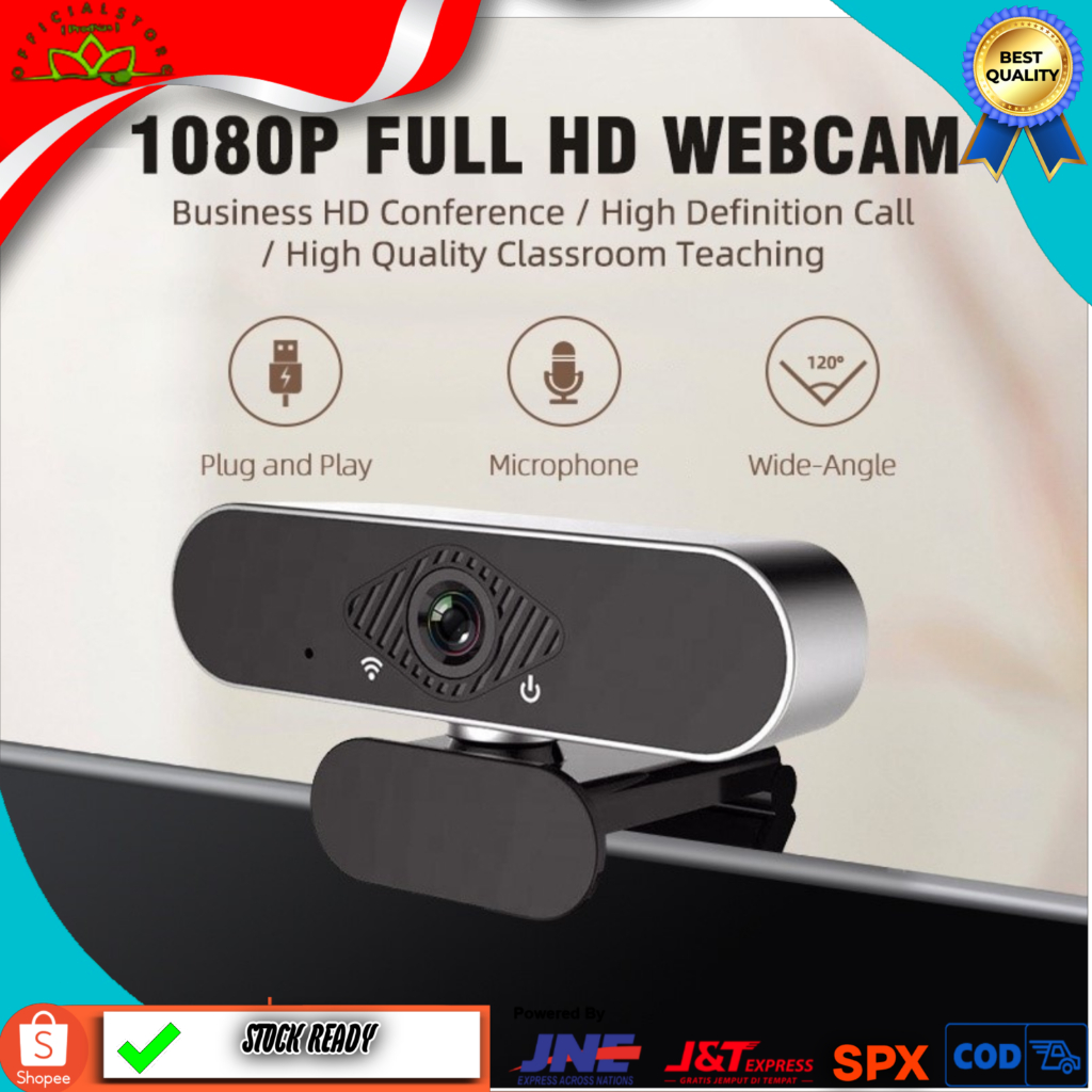 เว็บแคม USB Full HD 60fps 1080P || กล้องสตรีมมิ่งเว็บแคม Super Clear 1080p 60fps